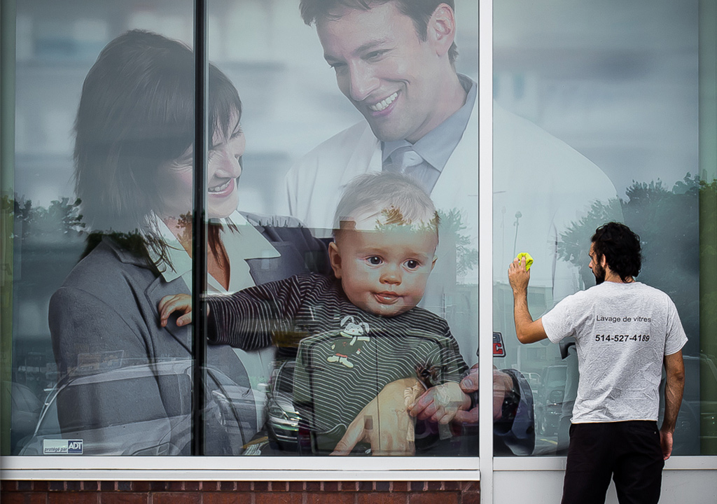 Façade au crépuscule 1